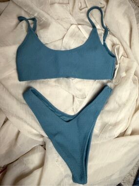 TJ Swim blue bikini set